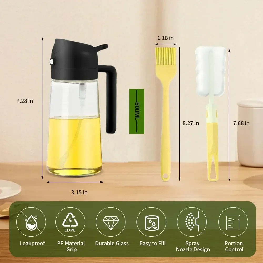 Oil Spray Dispenser Bottle